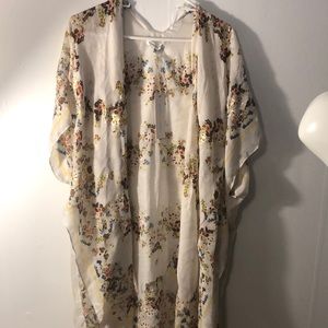 Woven heart wrap shawl